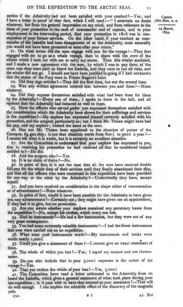 Arctic Blue Books: taylor 1834a, page 11
