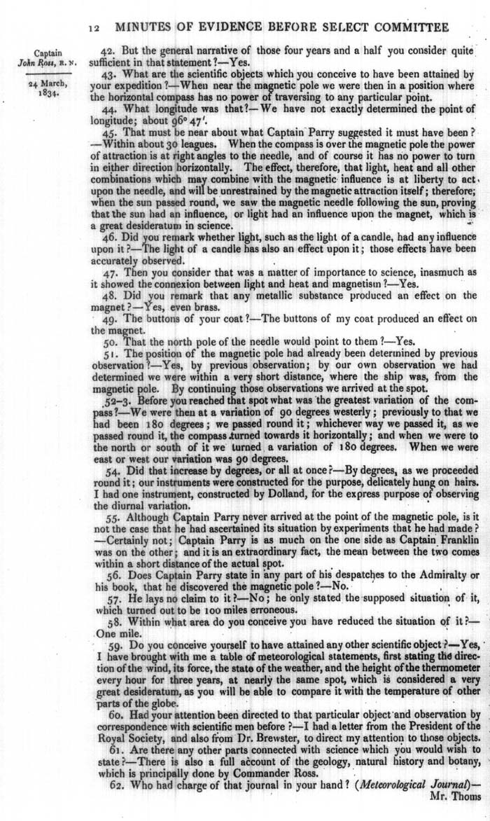 Arctic Blue Books: taylor 1834a, page 12