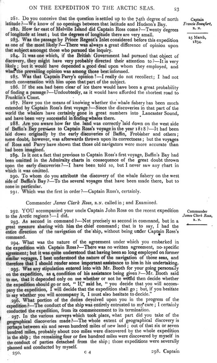 Arctic Blue Books: taylor 1834a, page 23