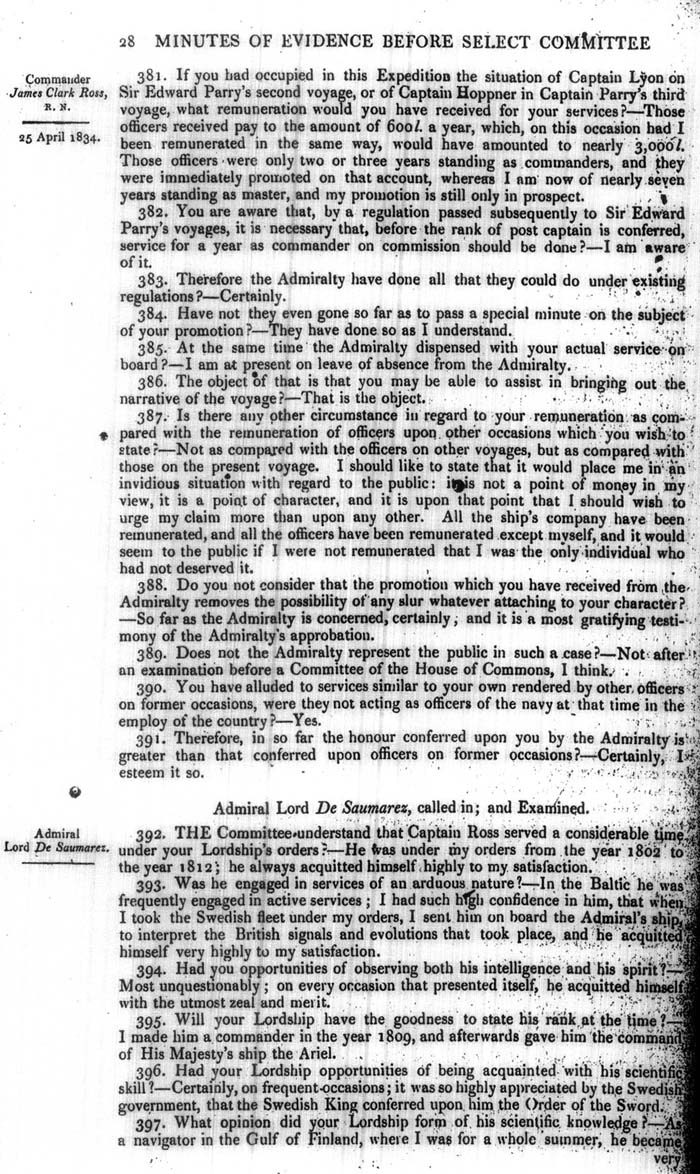 Arctic Blue Books: taylor 1834a, page 28