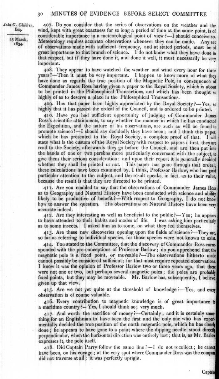Arctic Blue Books: taylor 1834a, page 30