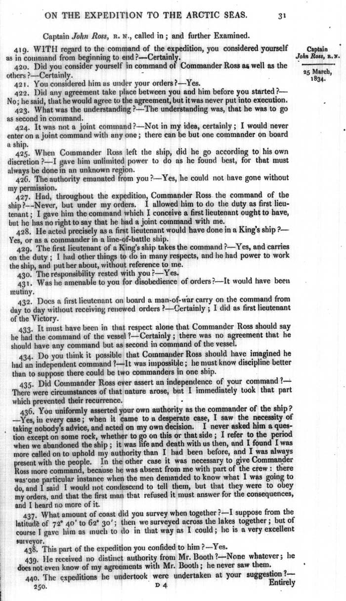Arctic Blue Books: taylor 1834a, page 31