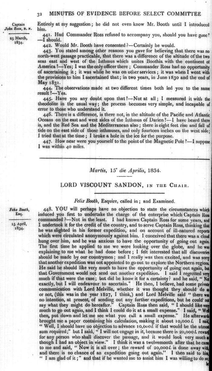 Arctic Blue Books: taylor 1834a, page 32
