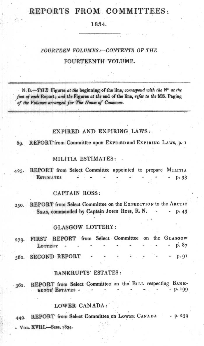 Arctic Blue Books: taylor 1834a, page ii