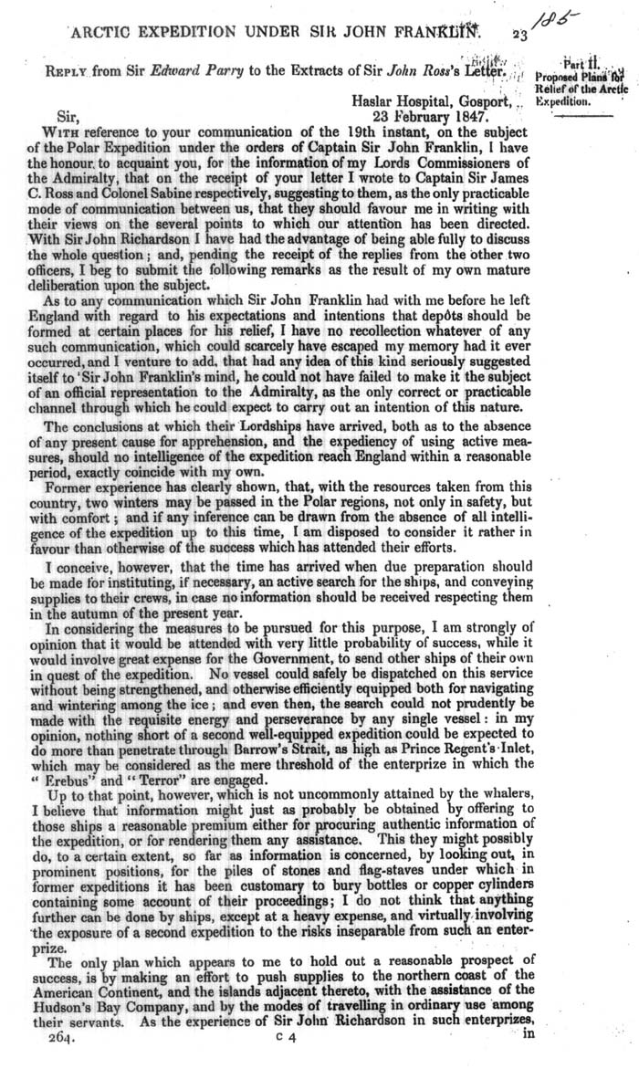 Arctic Blue Books: taylor 1848a, page 23