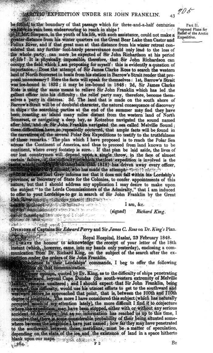Arctic Blue Books: taylor 1848a, page 43