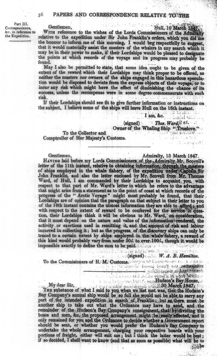 Arctic Blue Books: taylor 1848a, page 56