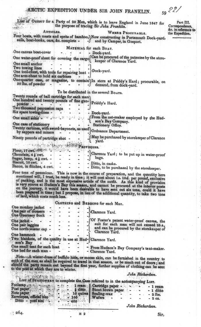 Arctic Blue Books: taylor 1848a, page 59