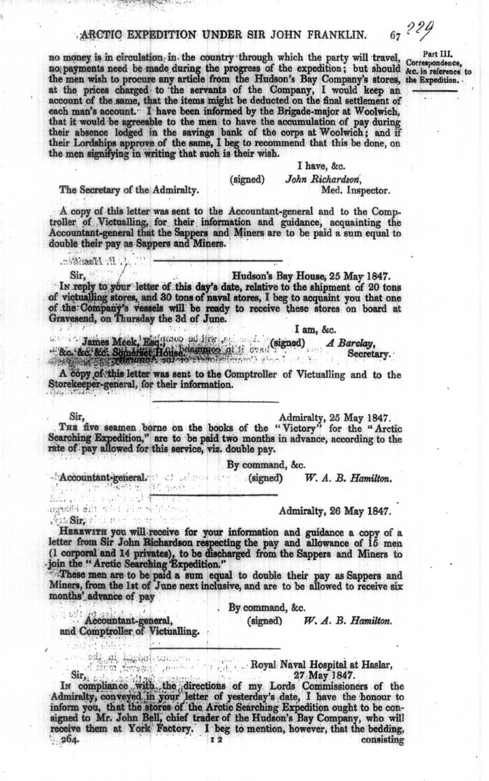 Arctic Blue Books: taylor 1848a, page 67