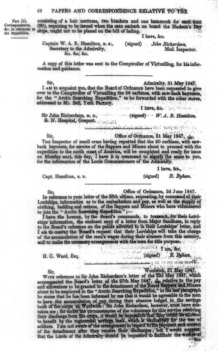 Arctic Blue Books: taylor 1848a, page 68