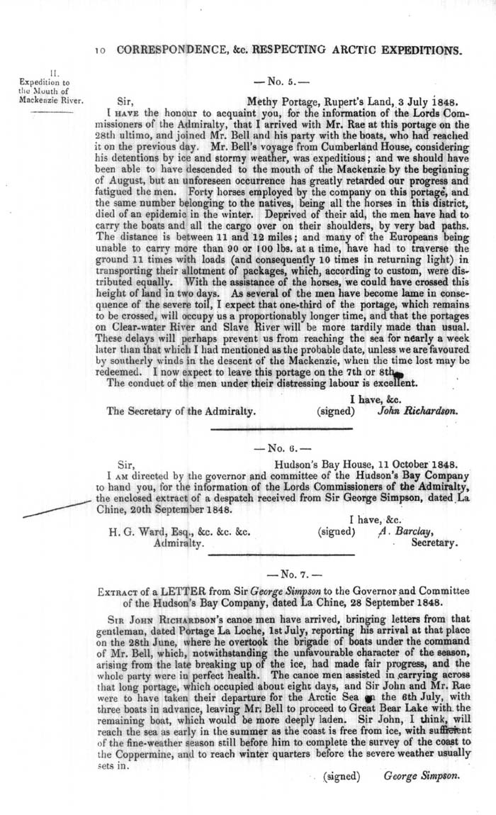 Arctic Blue Books: taylor 1849b, page 10