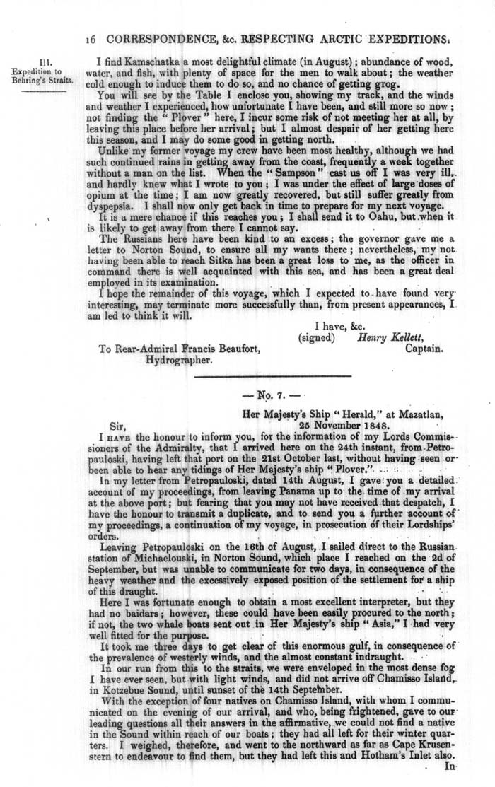 Arctic Blue Books: taylor 1849b, page 16