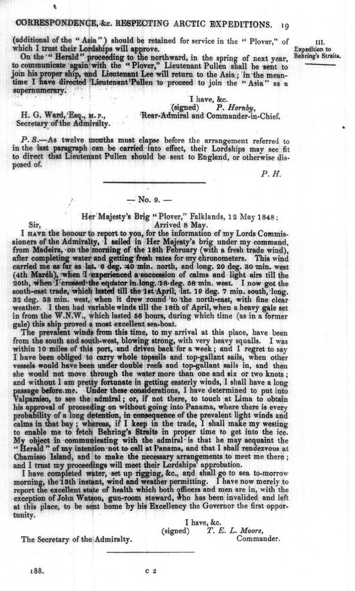 Arctic Blue Books: taylor 1849b, page 19