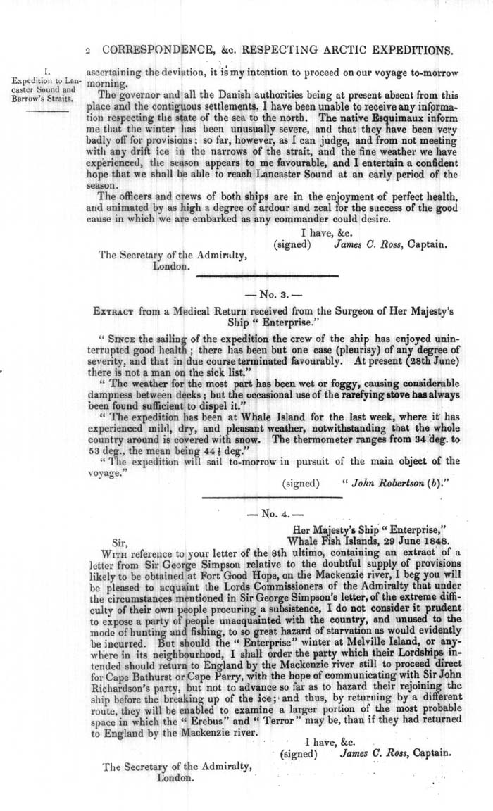 Arctic Blue Books: taylor 1849b, page 2