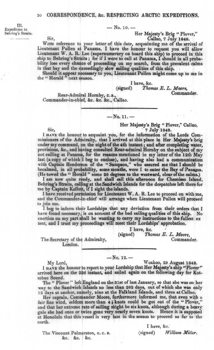Arctic Blue Books: taylor 1849b, page 20