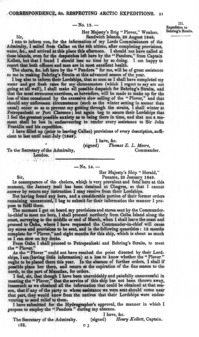 Arctic Blue Books: taylor 1849b, page 21