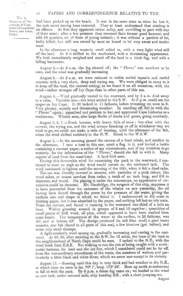 Arctic Blue Books: taylor 1850a, page 16