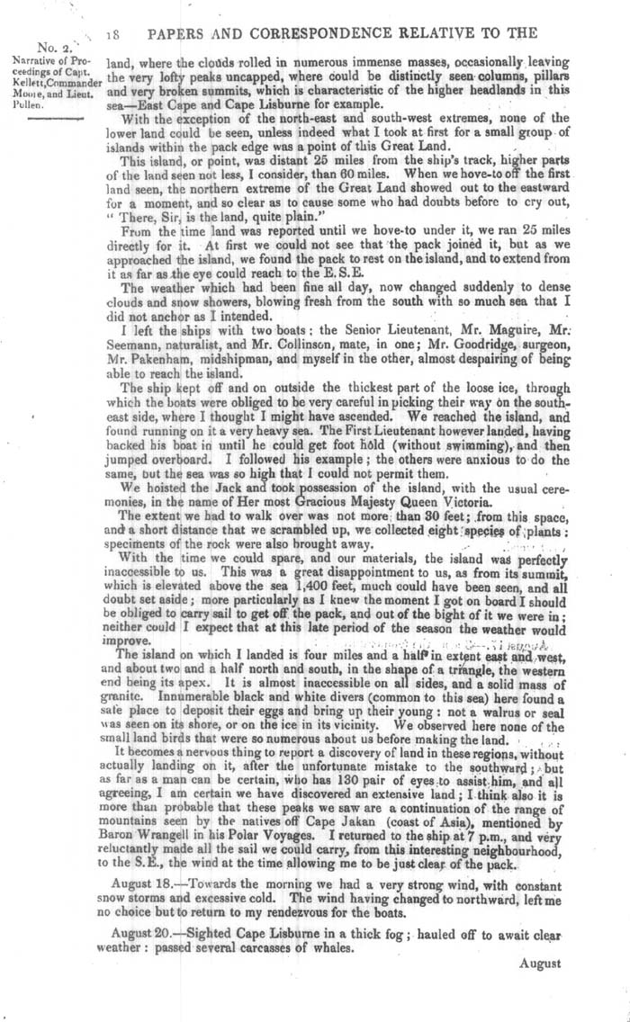 Arctic Blue Books: taylor 1850a, page 18