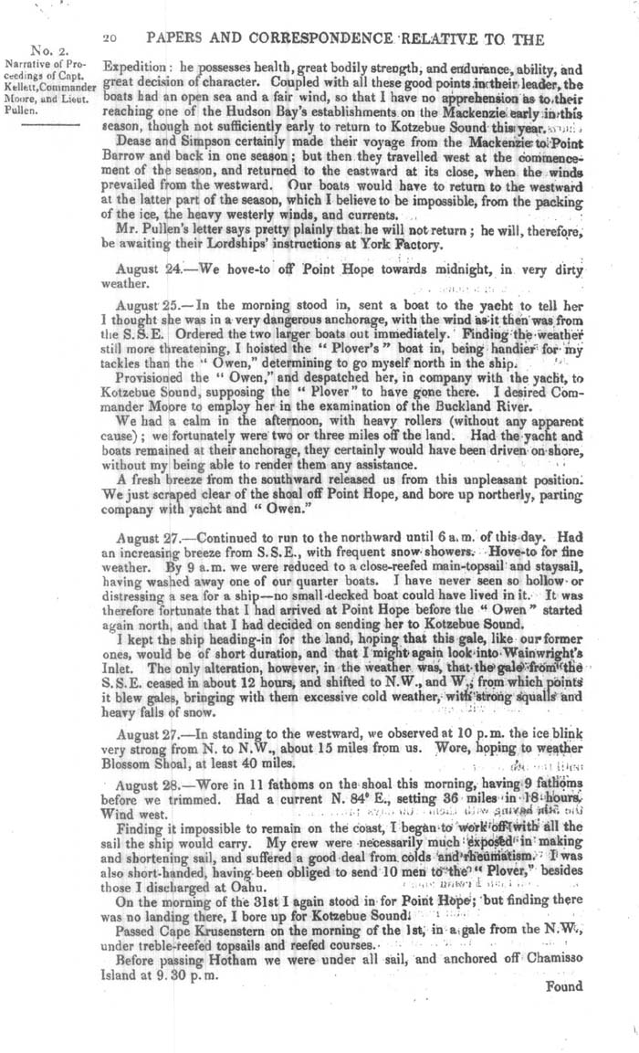 Arctic Blue Books: taylor 1850a, page 20