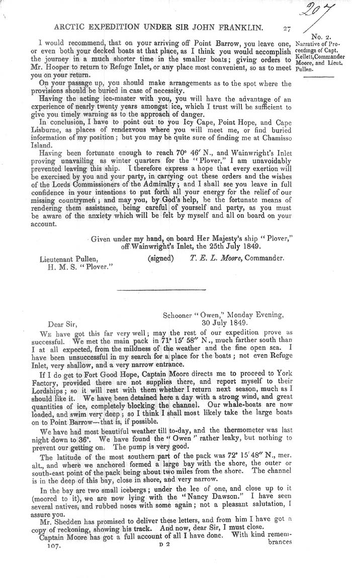 Arctic Blue Books: taylor 1850a, page 27