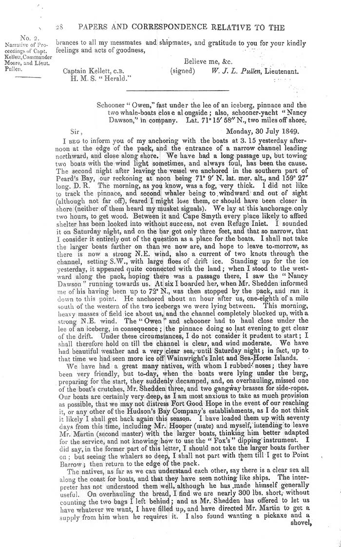 Arctic Blue Books: taylor 1850a, page 28