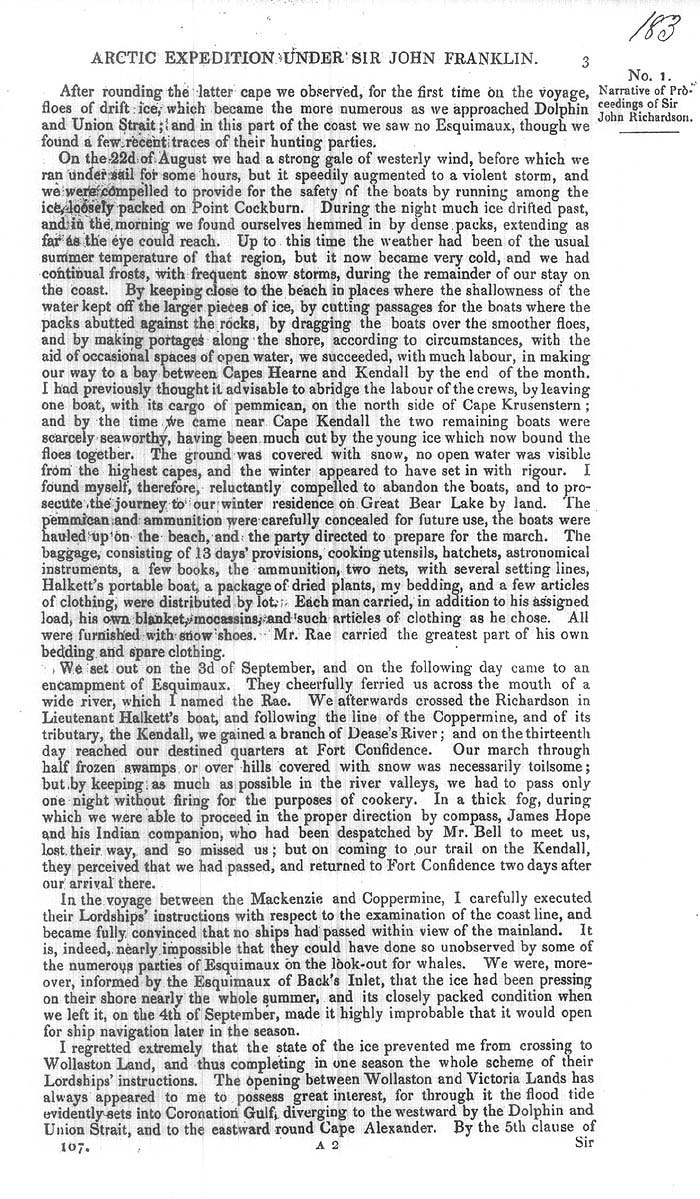 Arctic Blue Books: taylor 1850a, page 3