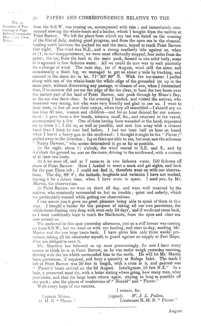 Arctic Blue Books: taylor 1850a, page 30