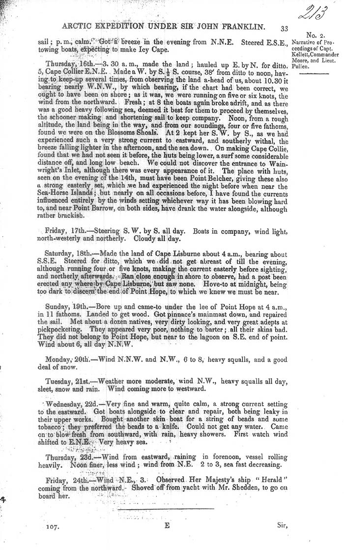 Arctic Blue Books: taylor 1850a, page 33