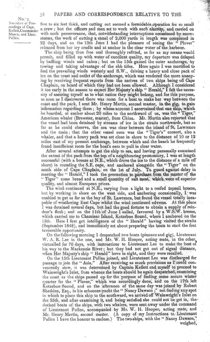Arctic Blue Books: taylor 1850a, page 38