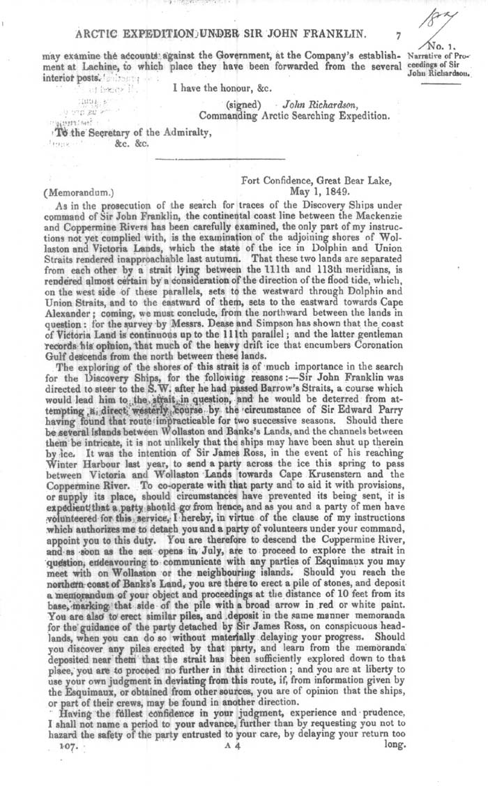 Arctic Blue Books: taylor 1850a, page 7