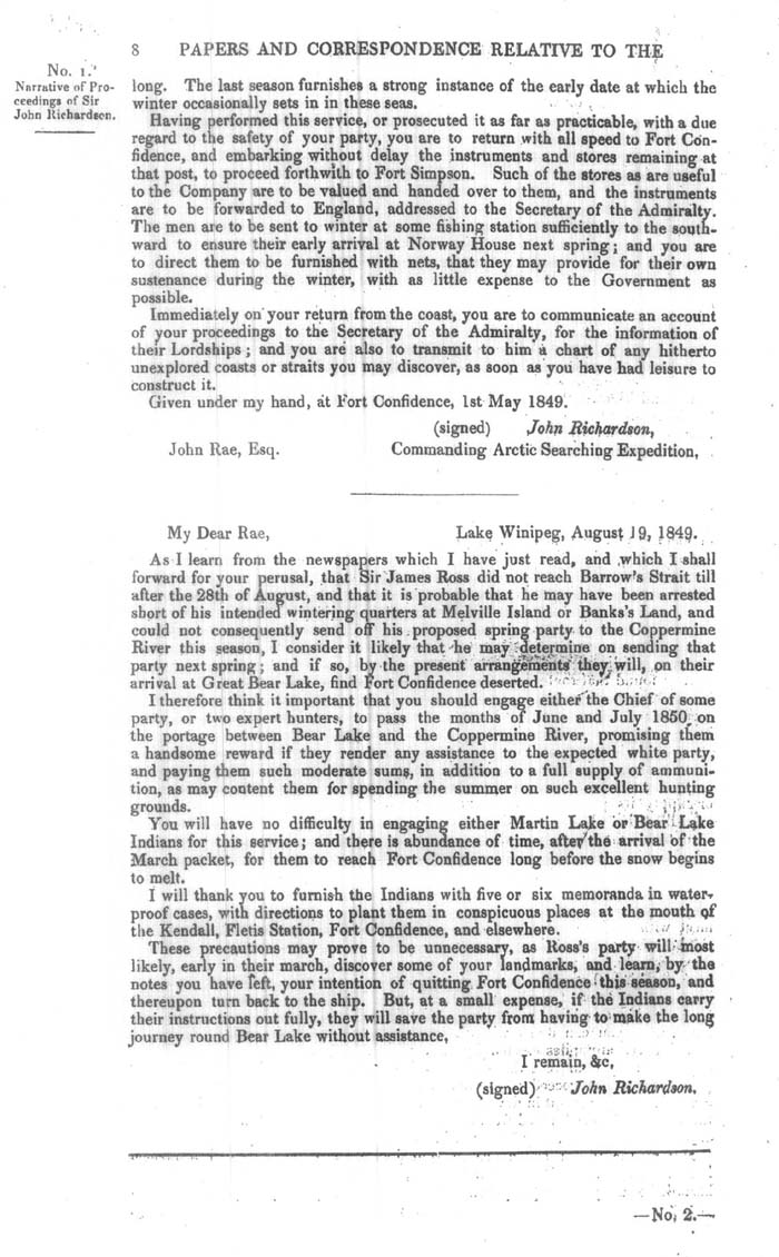 Arctic Blue Books: taylor 1850a, page 8