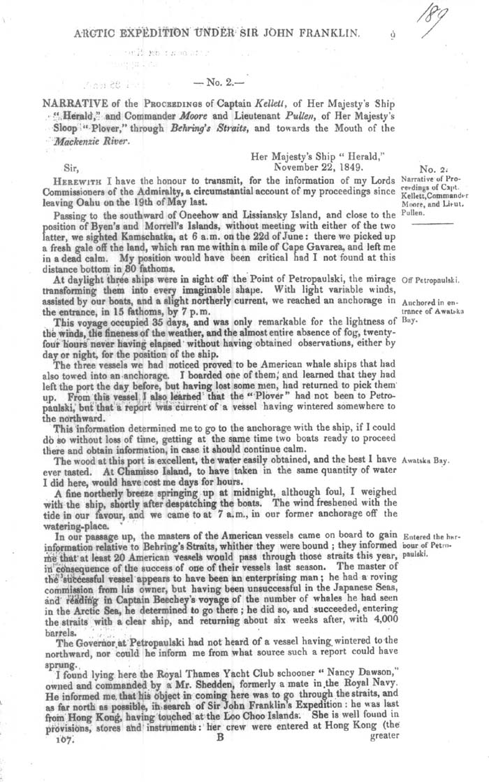 Arctic Blue Books: taylor 1850a, page 9