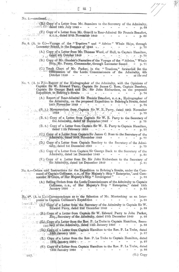 Arctic Blue Books: taylor 1850a, page vii