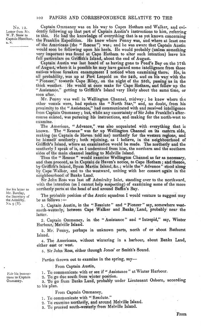 Arctic Blue Books: taylor 1851a, page 102