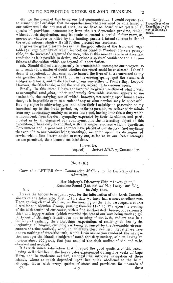 Arctic Blue Books: taylor 1851a, page 13