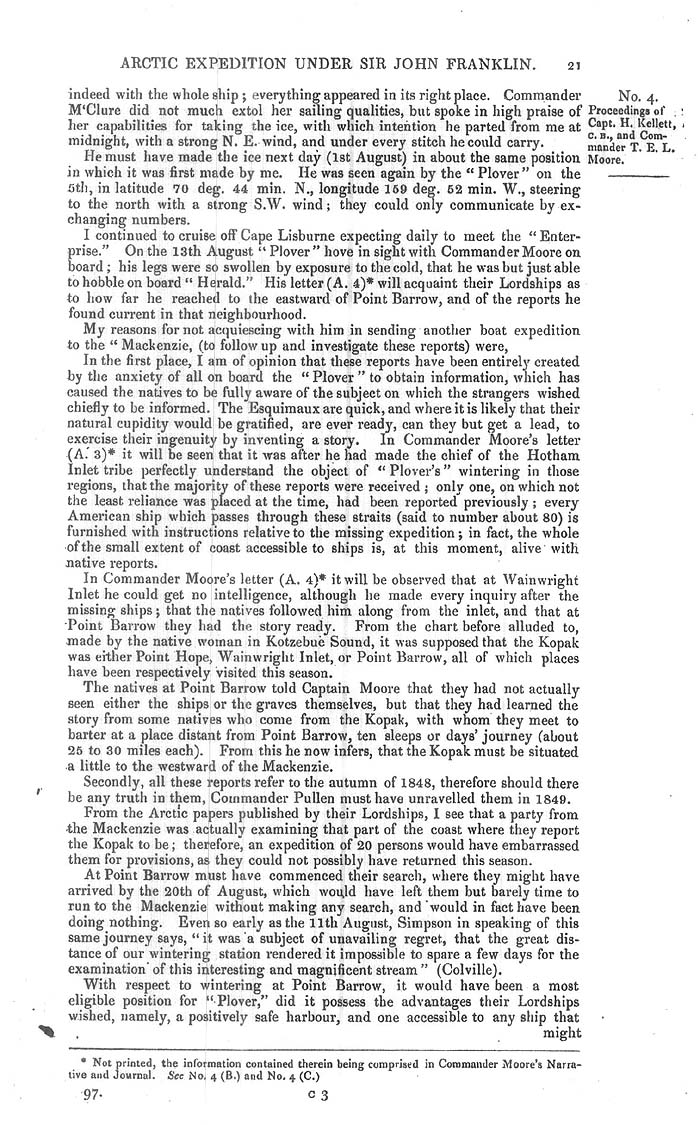 Arctic Blue Books: taylor 1851a, page 21