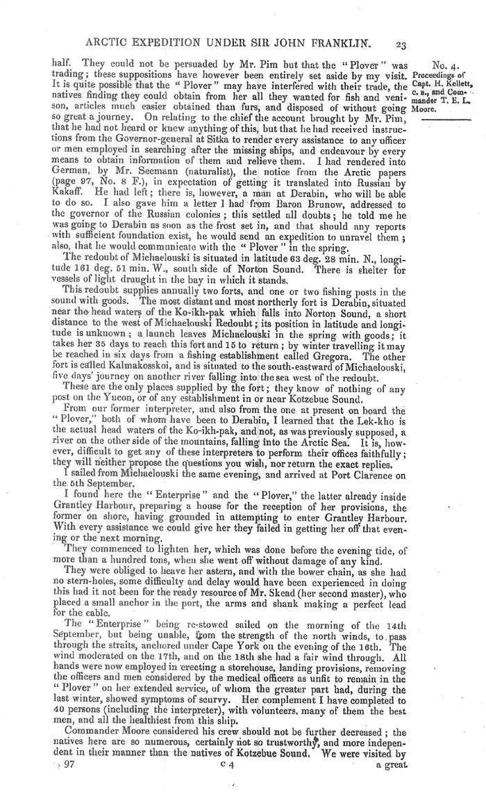Arctic Blue Books: taylor 1851a, page 23