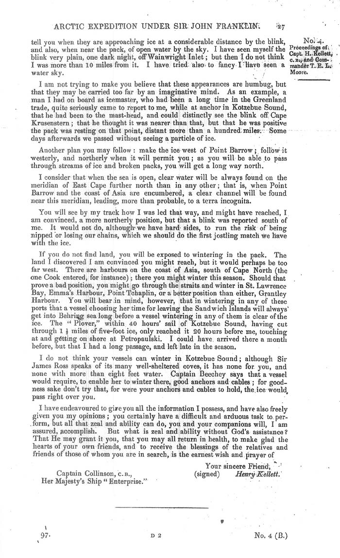 Arctic Blue Books: taylor 1851a, page 27