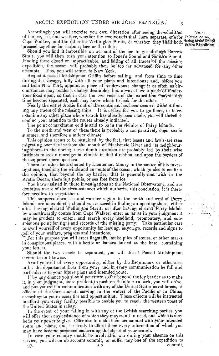 Arctic Blue Books: taylor 1851a, page 3