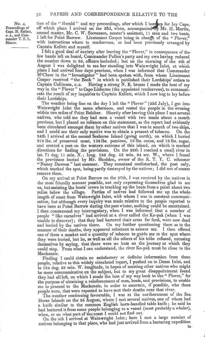 Arctic Blue Books: taylor 1851a, page 32