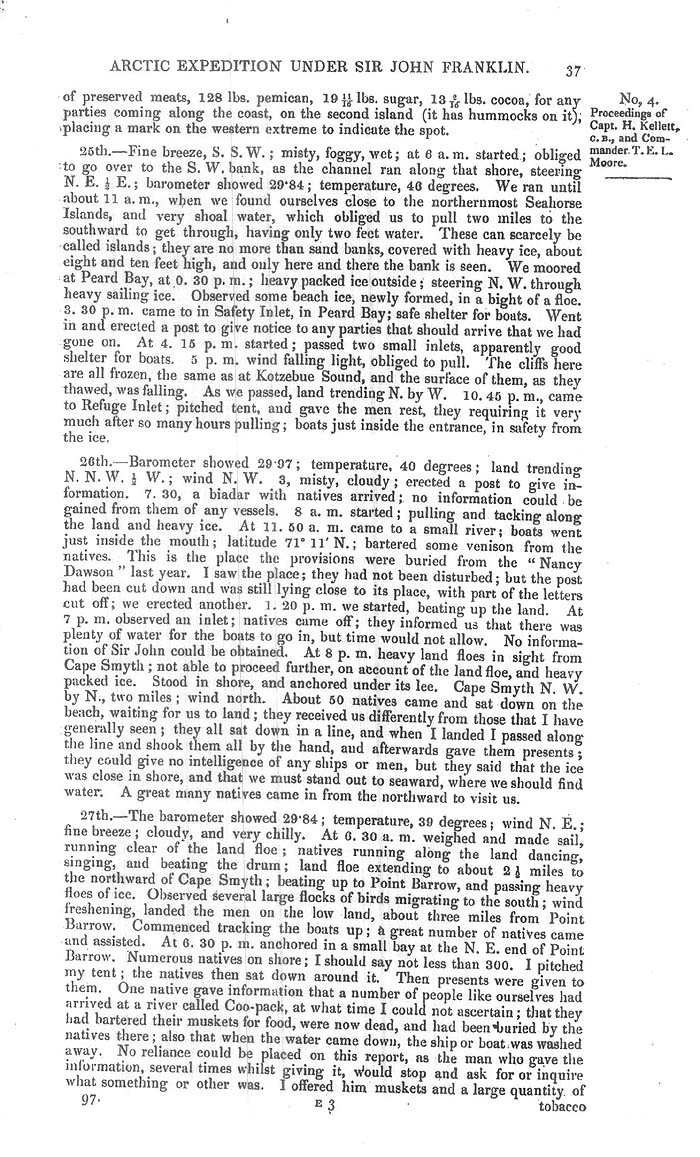 Arctic Blue Books: taylor 1851a, page 37