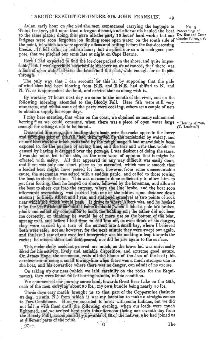 Arctic Blue Books: taylor 1851a, page 49