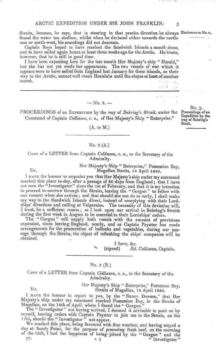 Arctic Blue Books: taylor 1851a, page 5