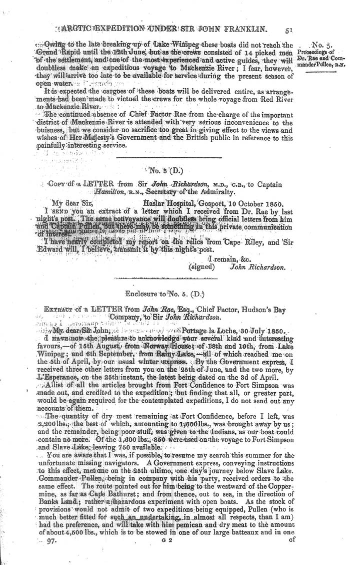 Arctic Blue Books: taylor 1851a, page 51