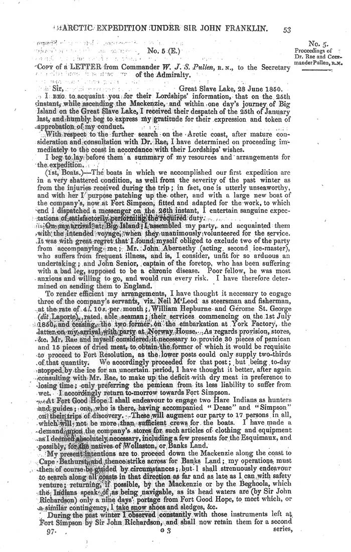 Arctic Blue Books: taylor 1851a, page 53