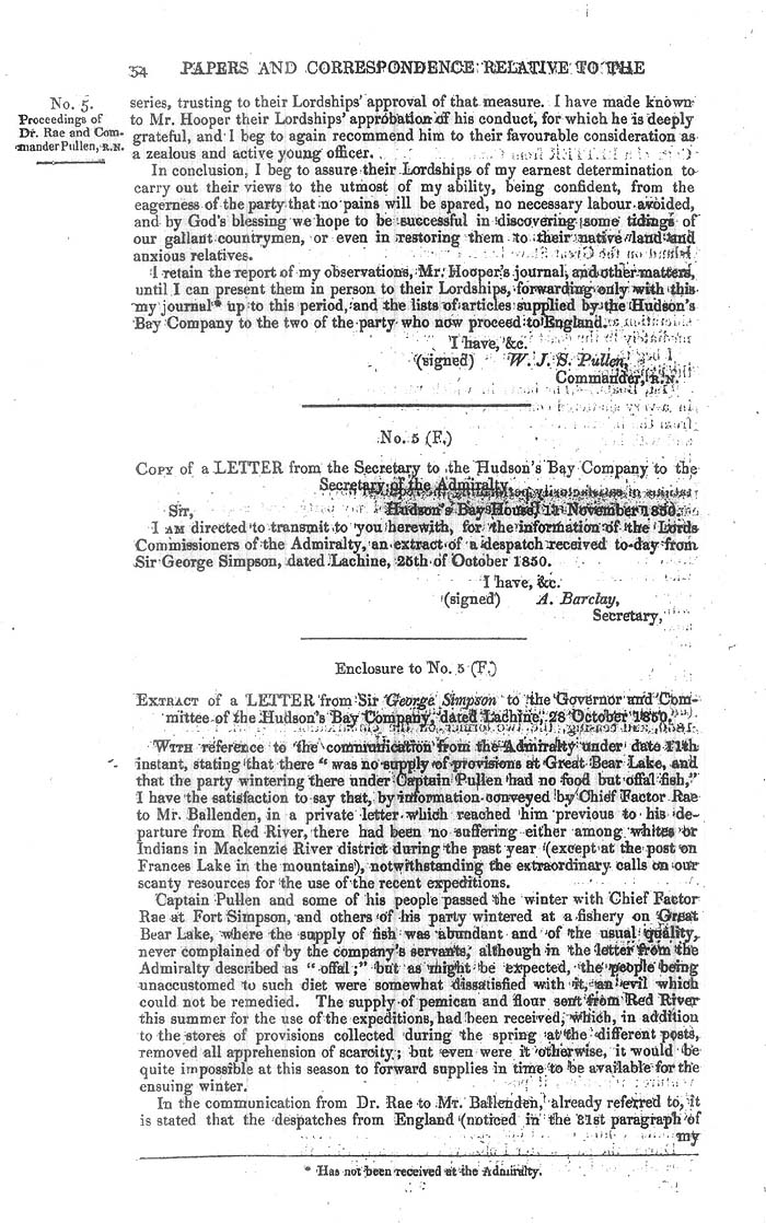 Arctic Blue Books: taylor 1851a, page 54