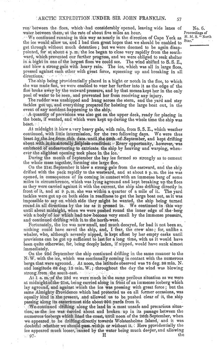 Arctic Blue Books: taylor 1851a, page 57
