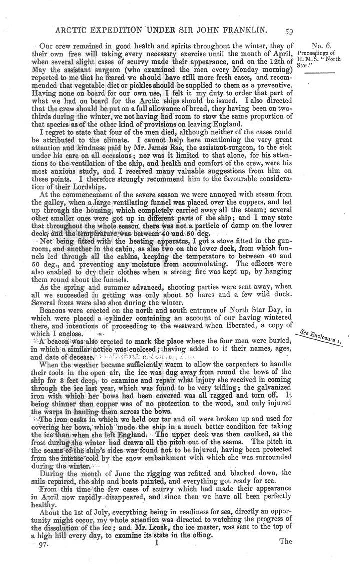 Arctic Blue Books: taylor 1851a, page 59