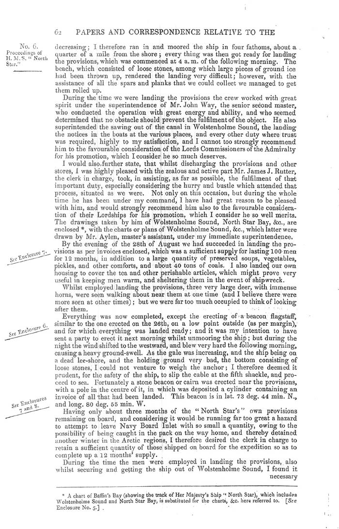 Arctic Blue Books: taylor 1851a, page 62