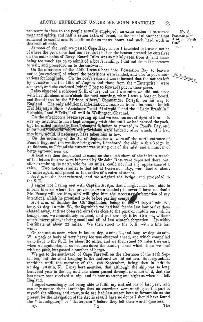 Arctic Blue Books: taylor 1851a, page 63